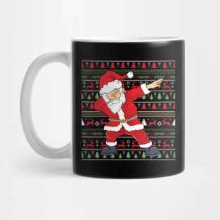 Christmas Dabbing Santa Claus ugly christmas sweater Mug